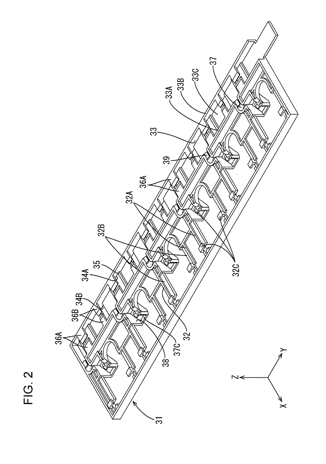 Battery wiring module