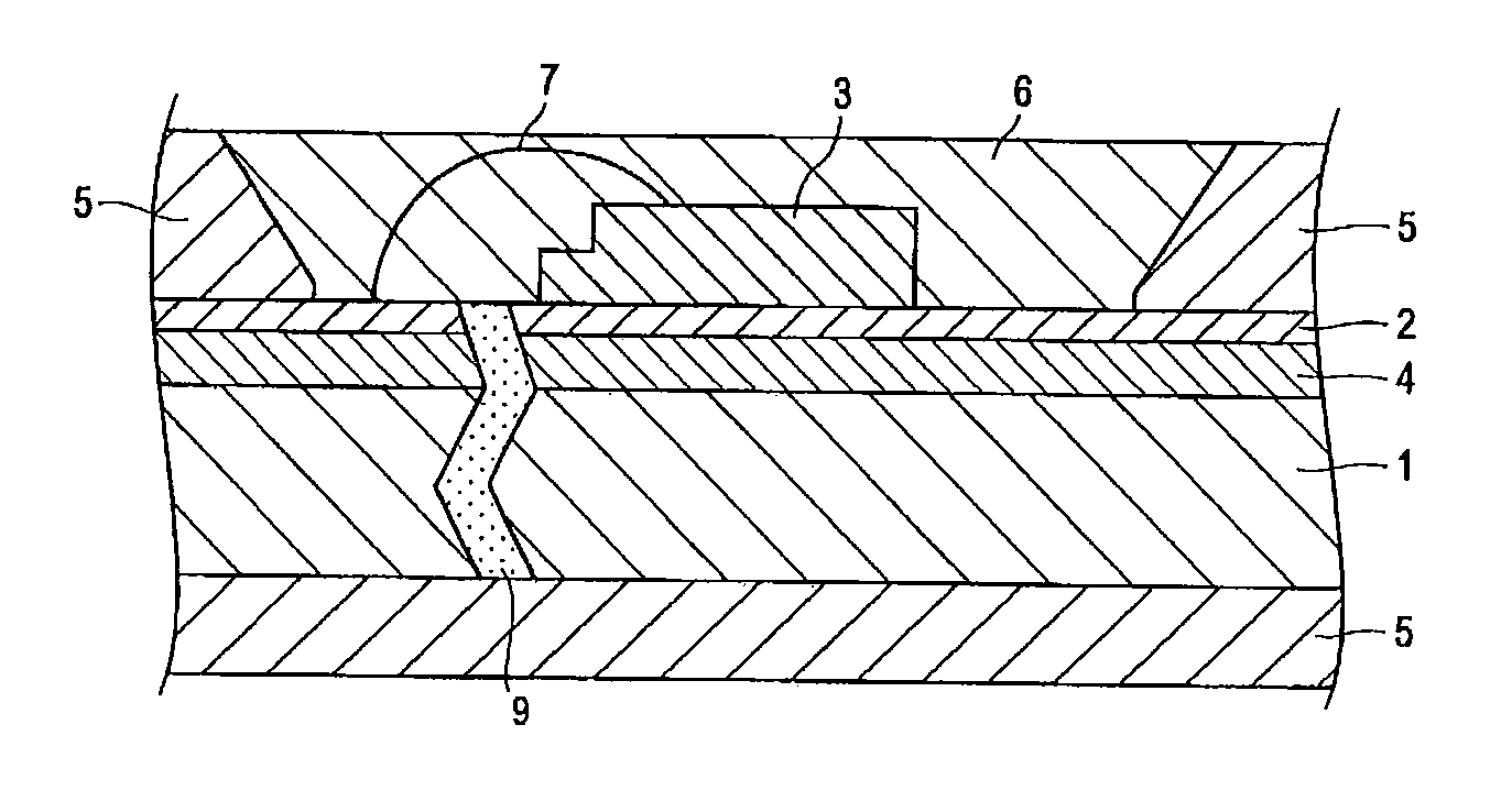 Lead frame for optical semiconductor device, method of producing the same, and optical semiconductor device