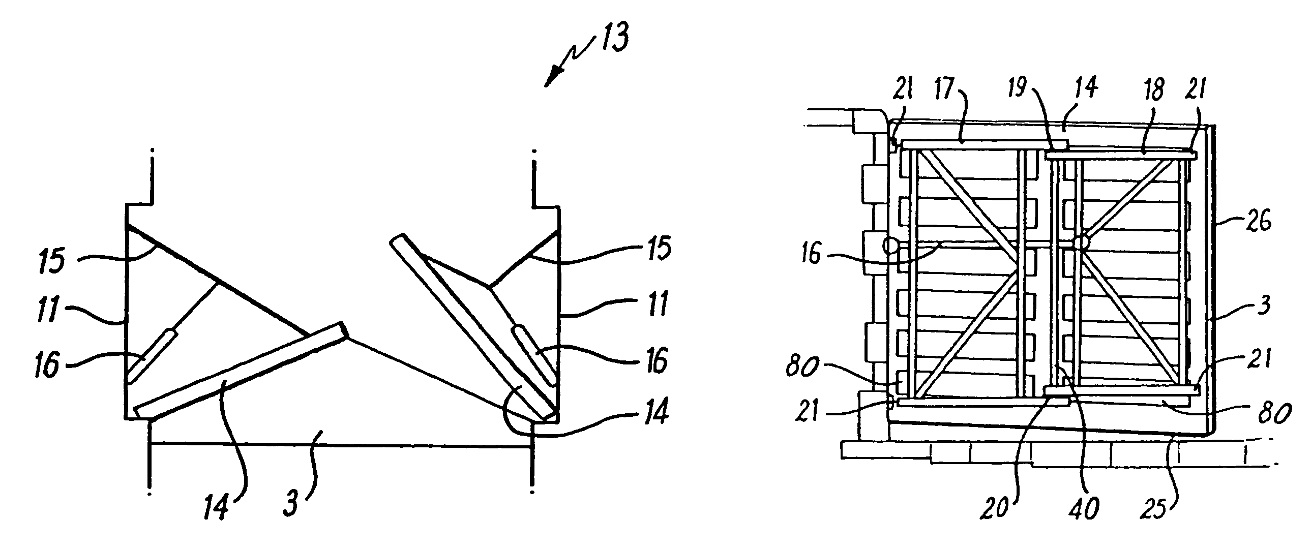 Watertight gate having gate leaf connected to foldable support