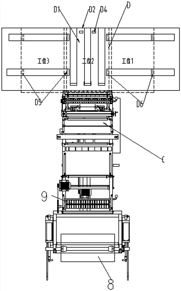 Three-station automatic multifunctional all-in-one machine for double-layer packaging bags