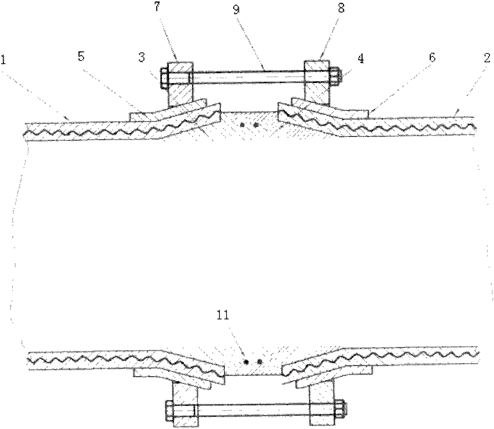 A kind of pipeline and pipeline connection structure