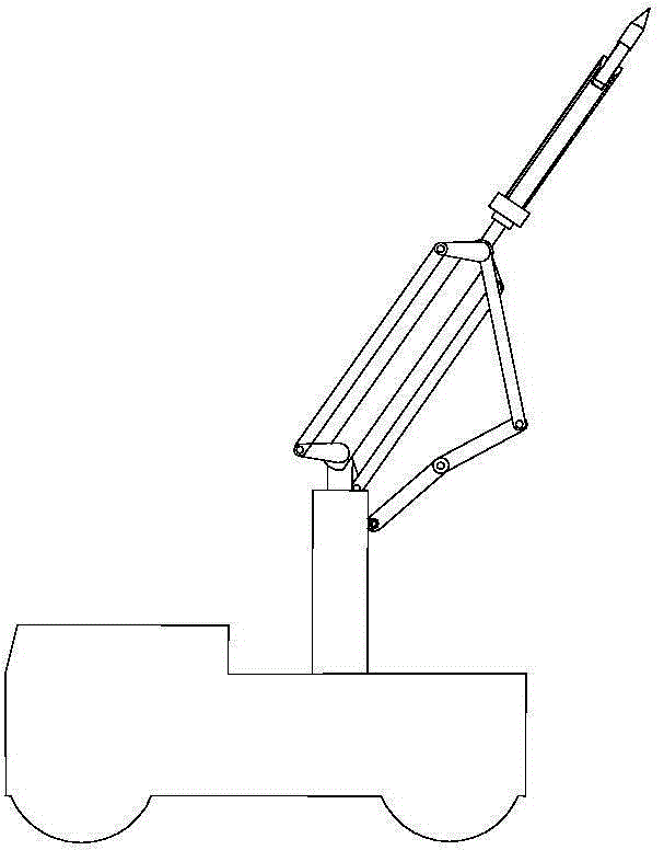 Welding construction method through utilizing six-degree-of-freedom five-rod moving type connecting rod mechanism