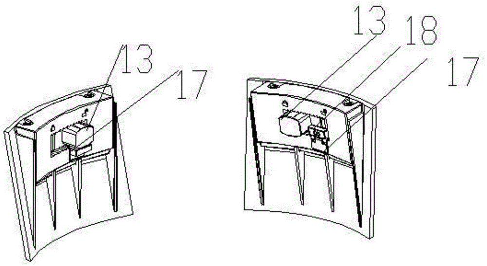 Shell connecting structure