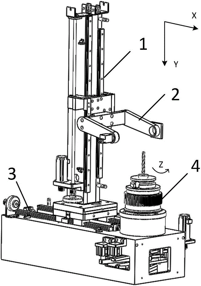 Electronic camera shooting type tool presetting device and measurement method