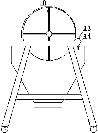 Two-stage drum screen with protecting cover and moving rolling wheels