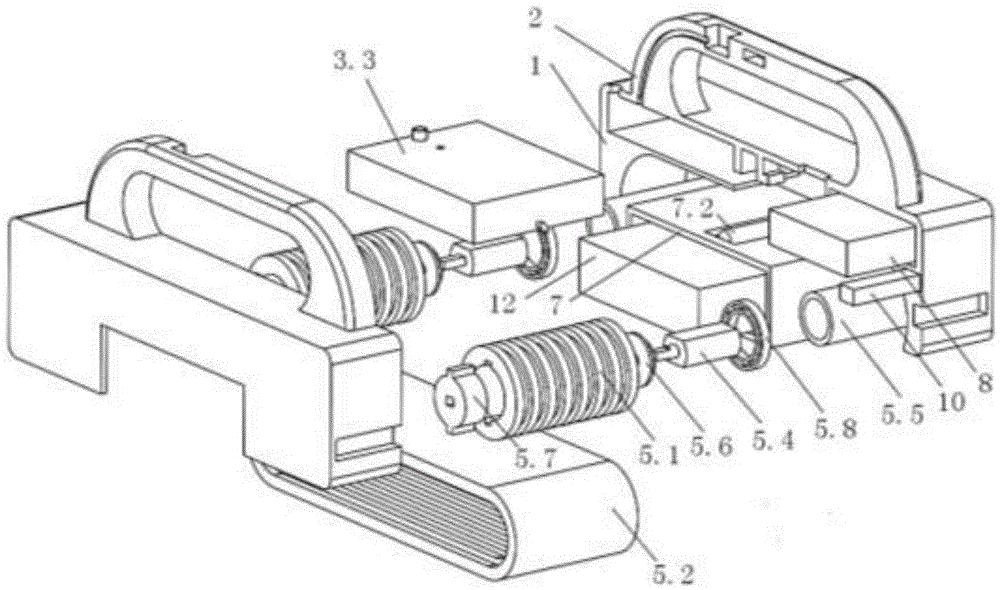 Small crawler-type cleaning device