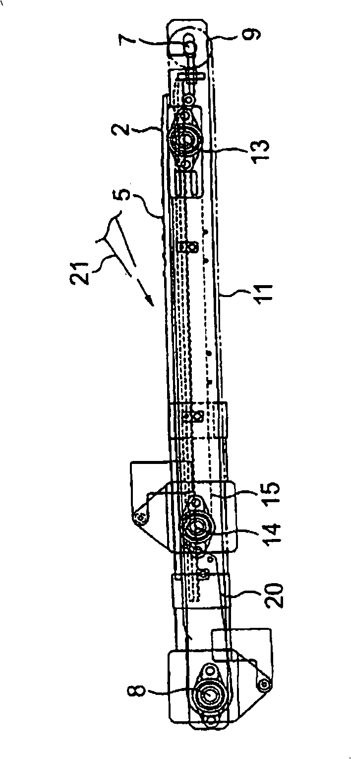 Bean sprout both end portions removing method and bean sprouts treating devices therefor