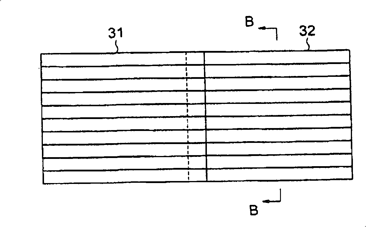 Bean sprout both end portions removing method and bean sprouts treating devices therefor