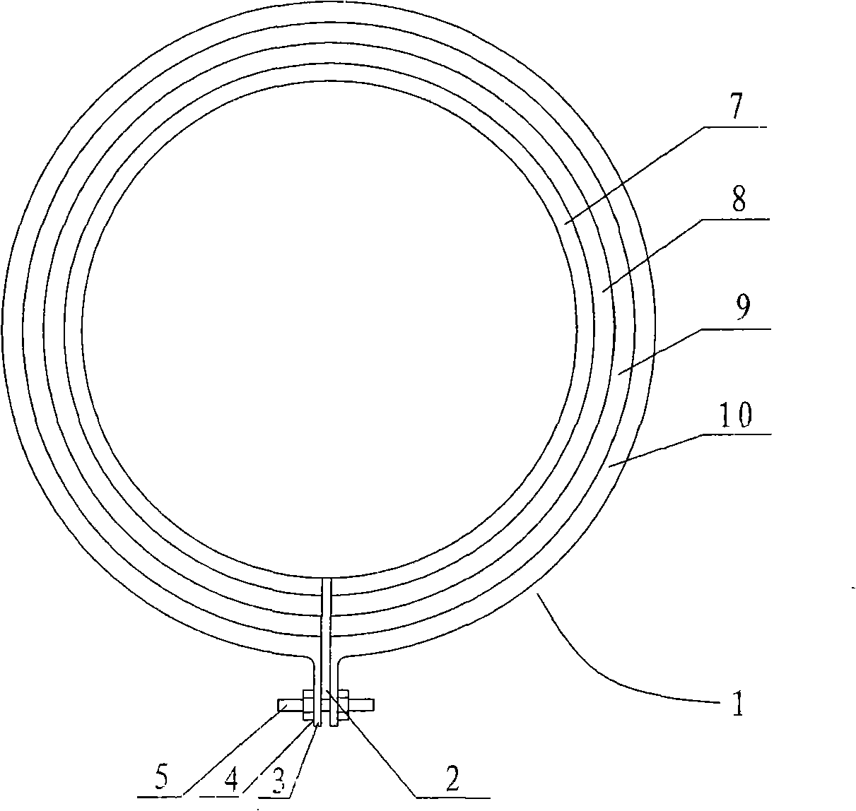 Protective cover for corrosion prevention and corrosion repair, and application thereof