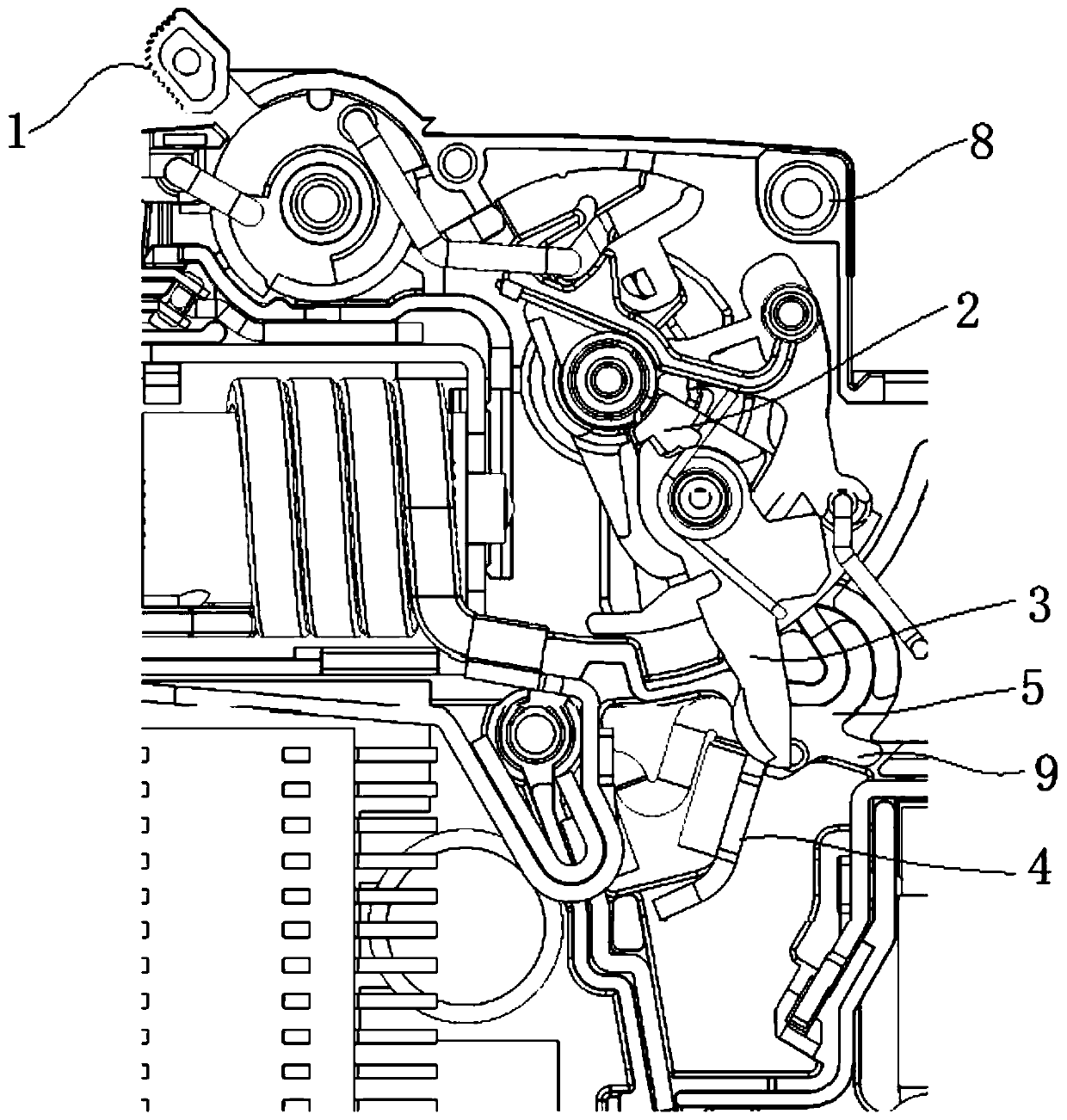 Breaker operation component