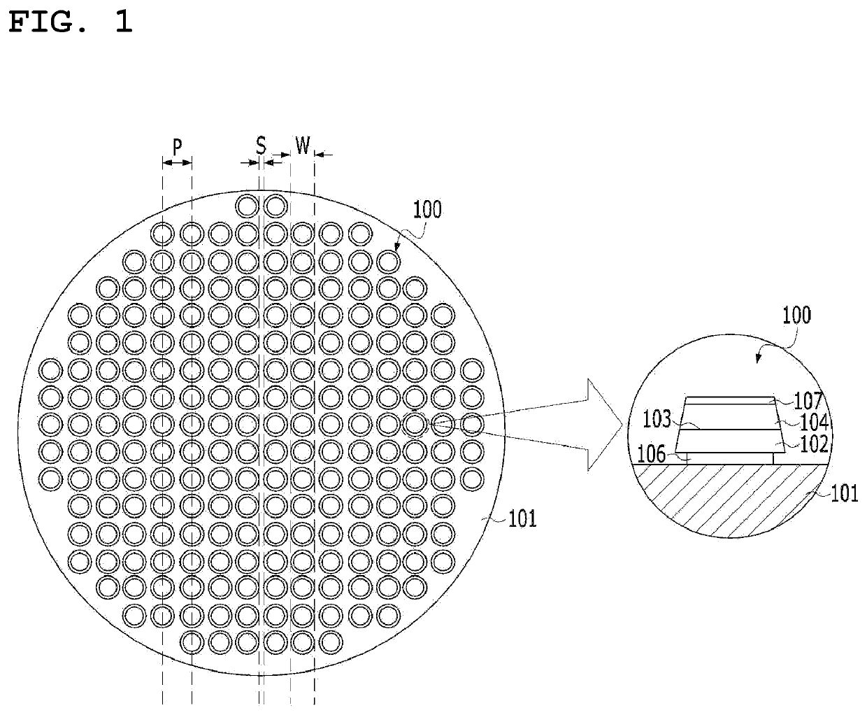 Micro LED adsorption body