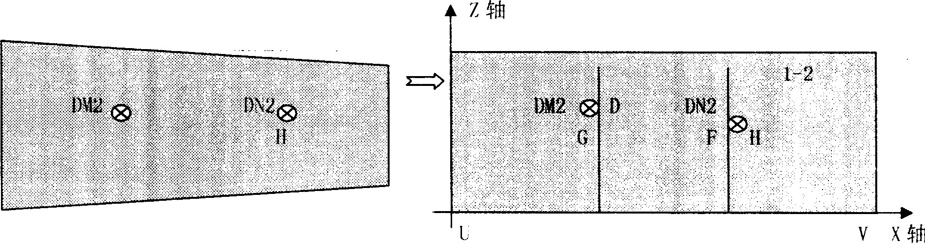 Motor vehicle head light detector and detection method