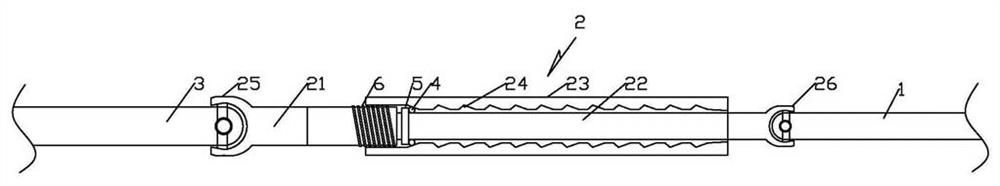 Self-adaptive anti-shearing large-deformation anchor rod