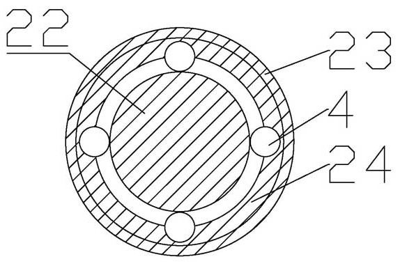 Self-adaptive anti-shearing large-deformation anchor rod