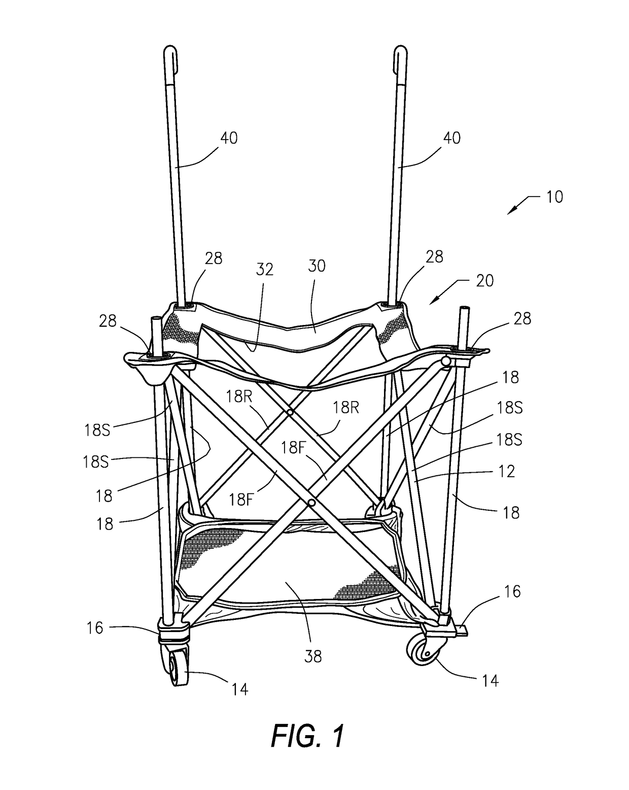 Compact universal infant carrier transporting device