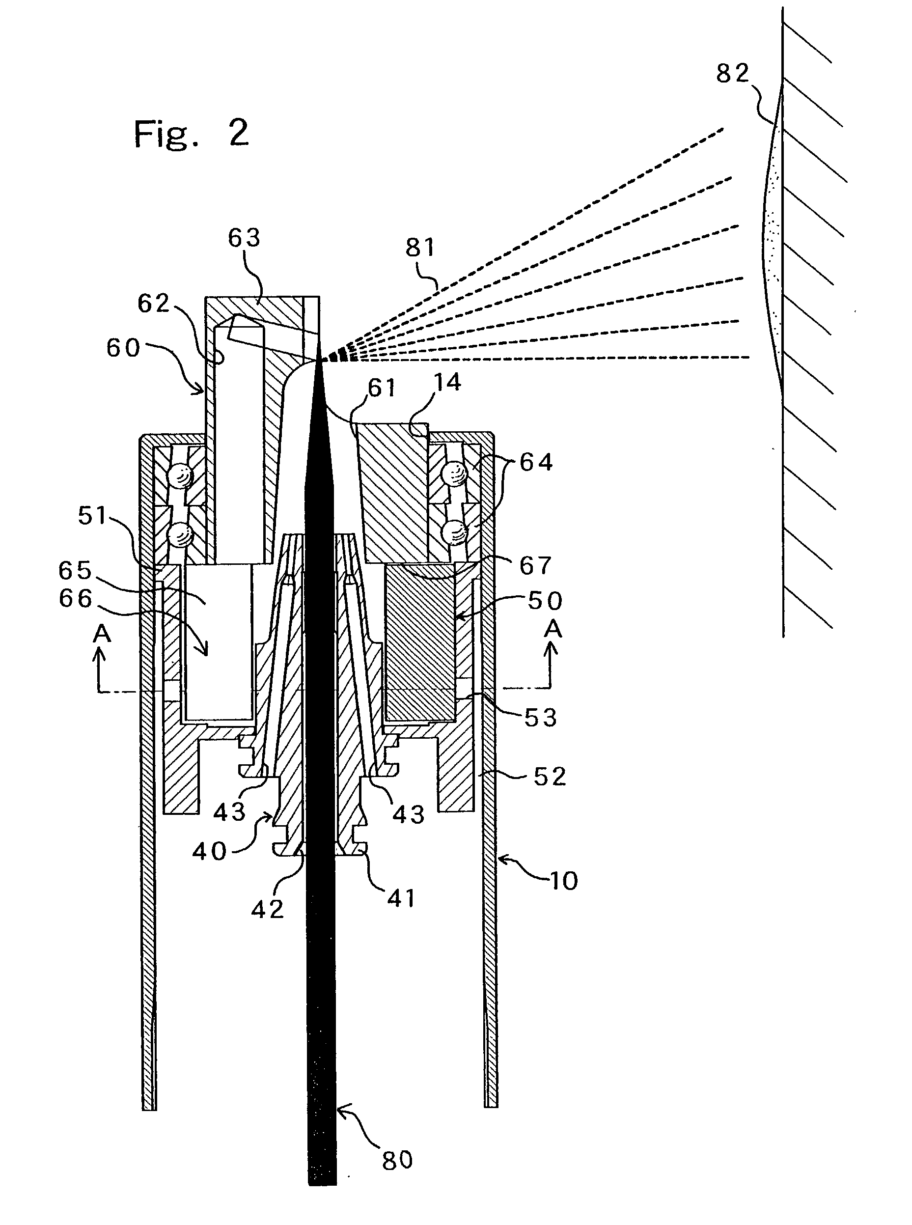 Torch for thermal spraying