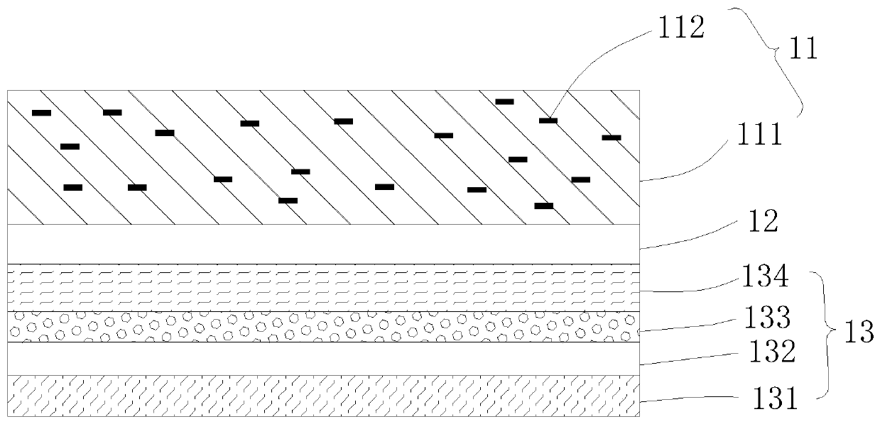 Radiation refrigeration film, radiation refrigeration composite film and radiation refrigeration product