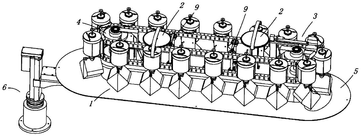 Seasoning adding full-automatic robot