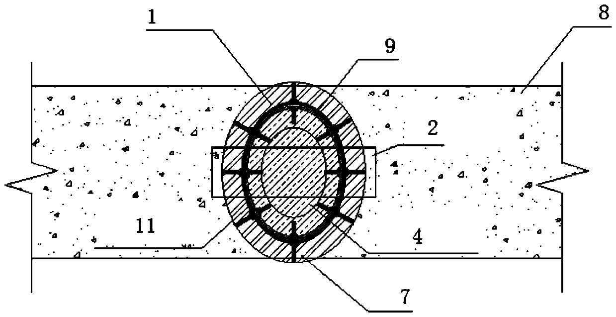 Prestressed inclined pile support and construction method thereof