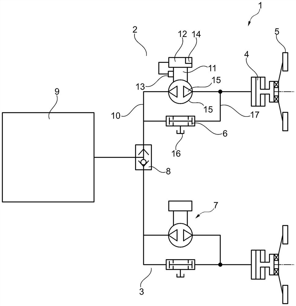 Method for setting the operating point of a hydraulically actuated facility