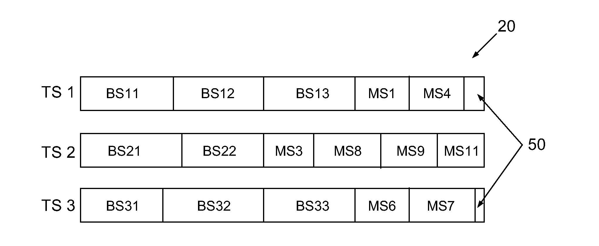 Management of the transmission of data streams over multiple networks