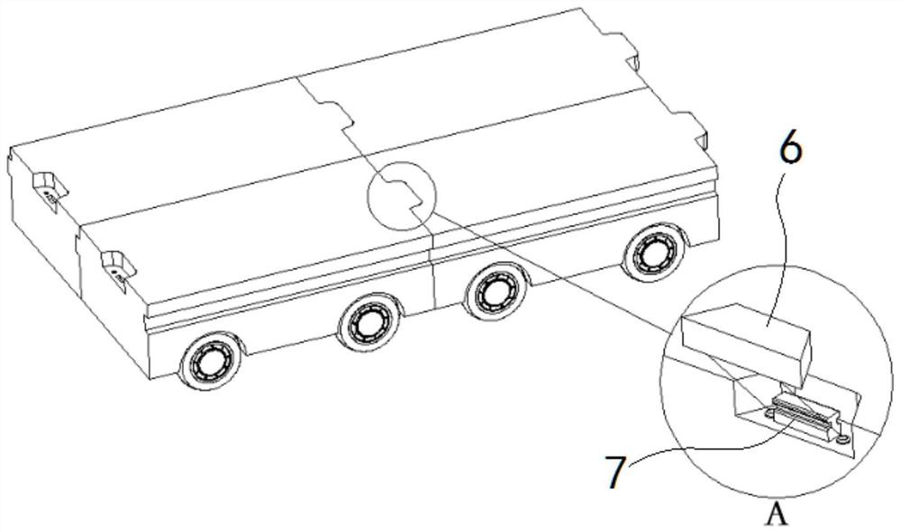 An unmanned splicing platform based on group control