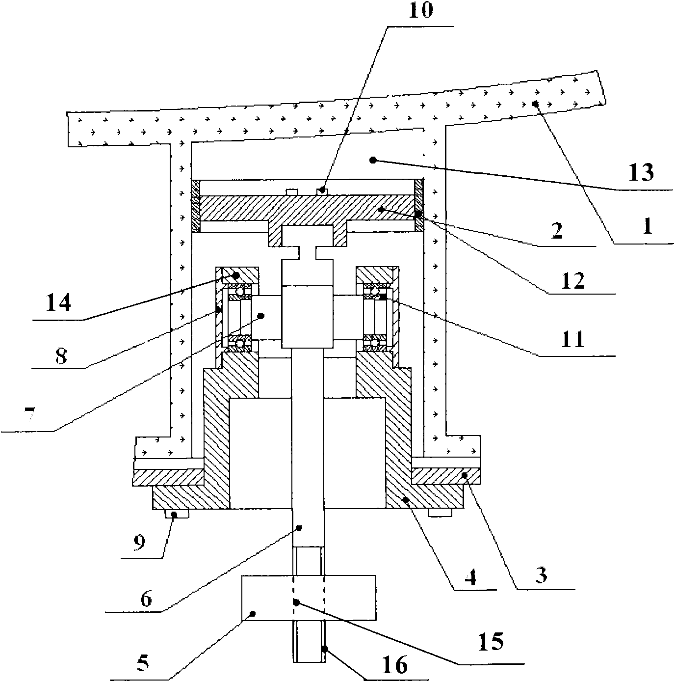 Radial support mechanism of primary mirror of large aperture telescope for eliminating temperature stress