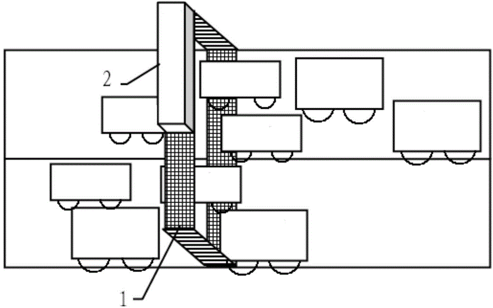 Scanning-type intelligent detection method and device for road traffic vehicles