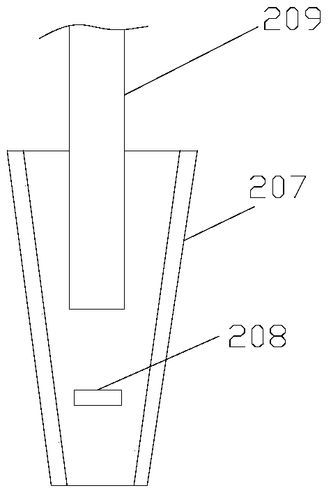 A feeding device for the production of polymer coils