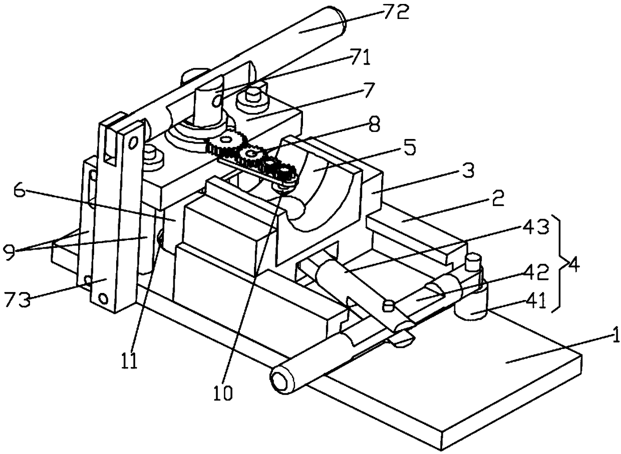 Inner hole automatic chamfering device