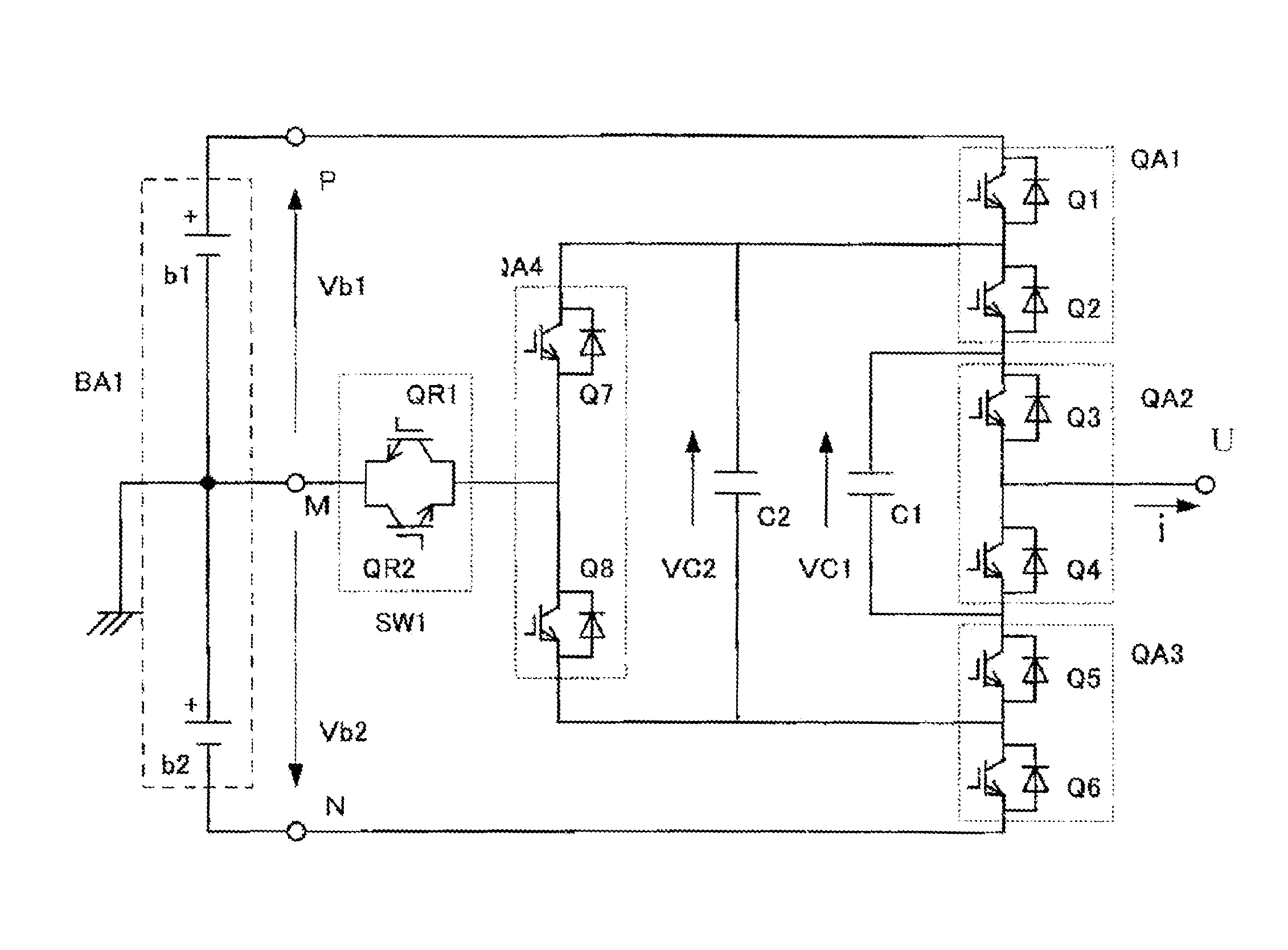 Multilevel converter circuit