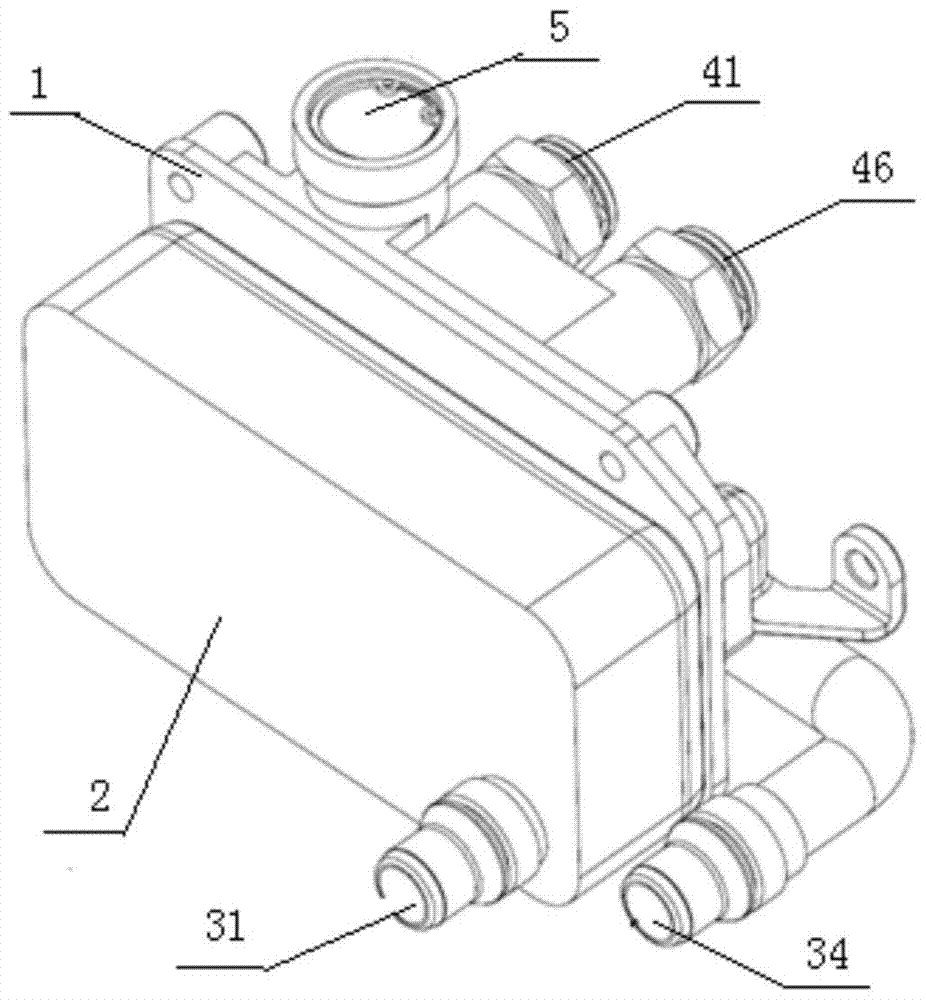 A temperature adjustment system for controlling the temperature of transmission oil through cooling medium