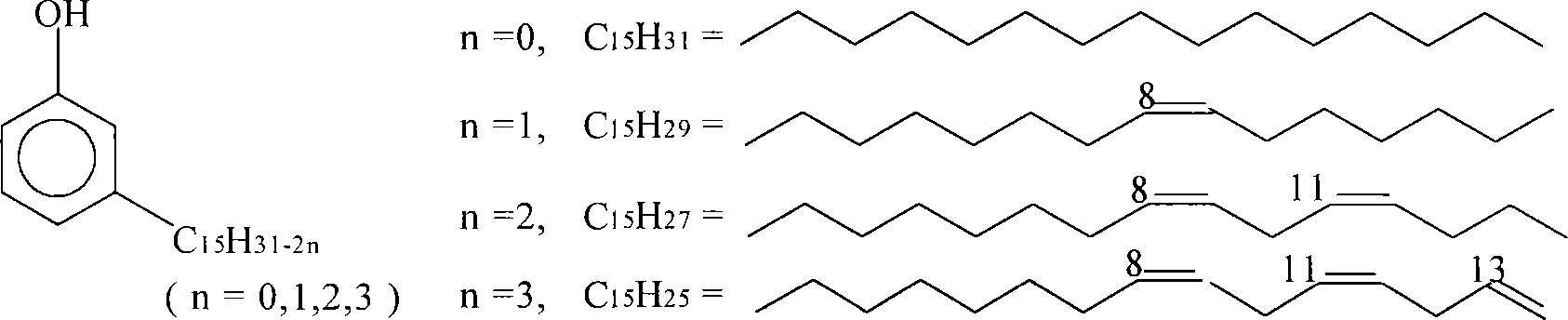 Preparation method of cashew nut oil modified alkyd resin