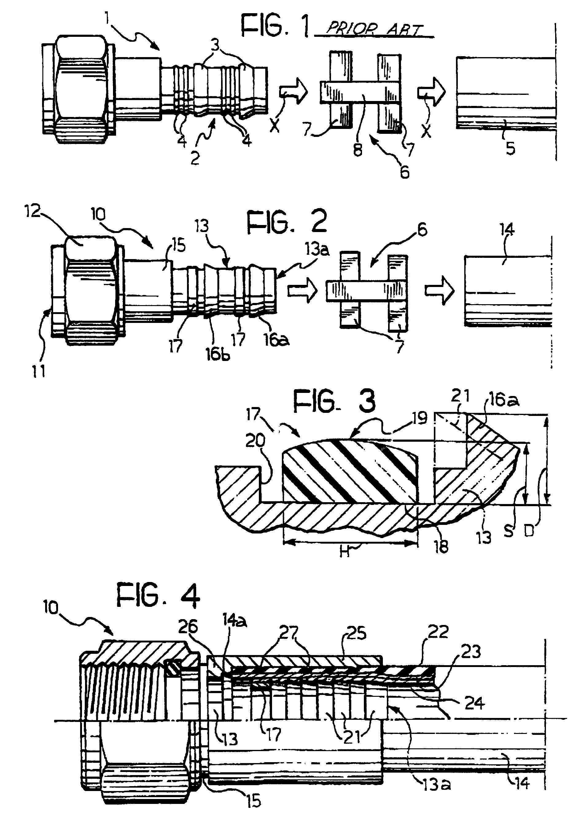 Connector for flexible pipes having at least one resilient sealing ring