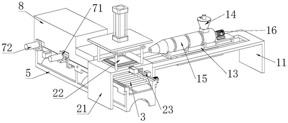 Glass injection molding mold and molding machine tool