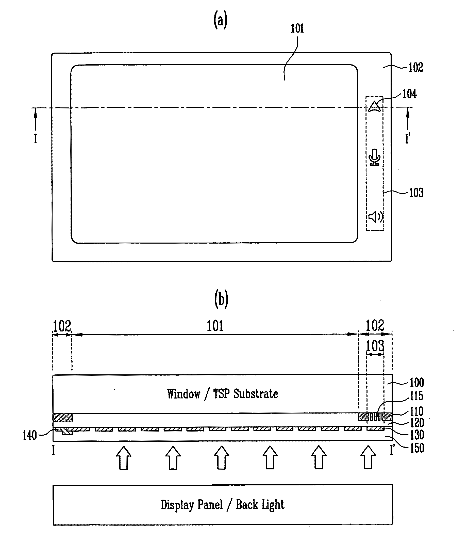 Display panel including a soft key