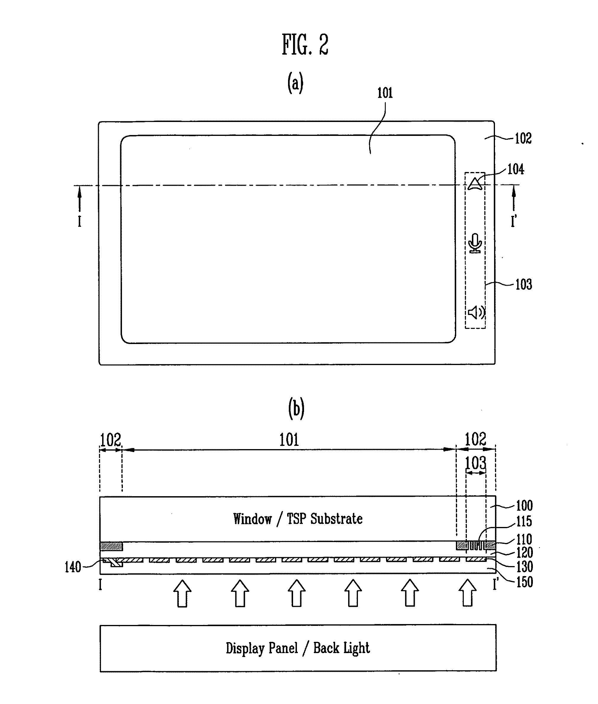 Display panel including a soft key