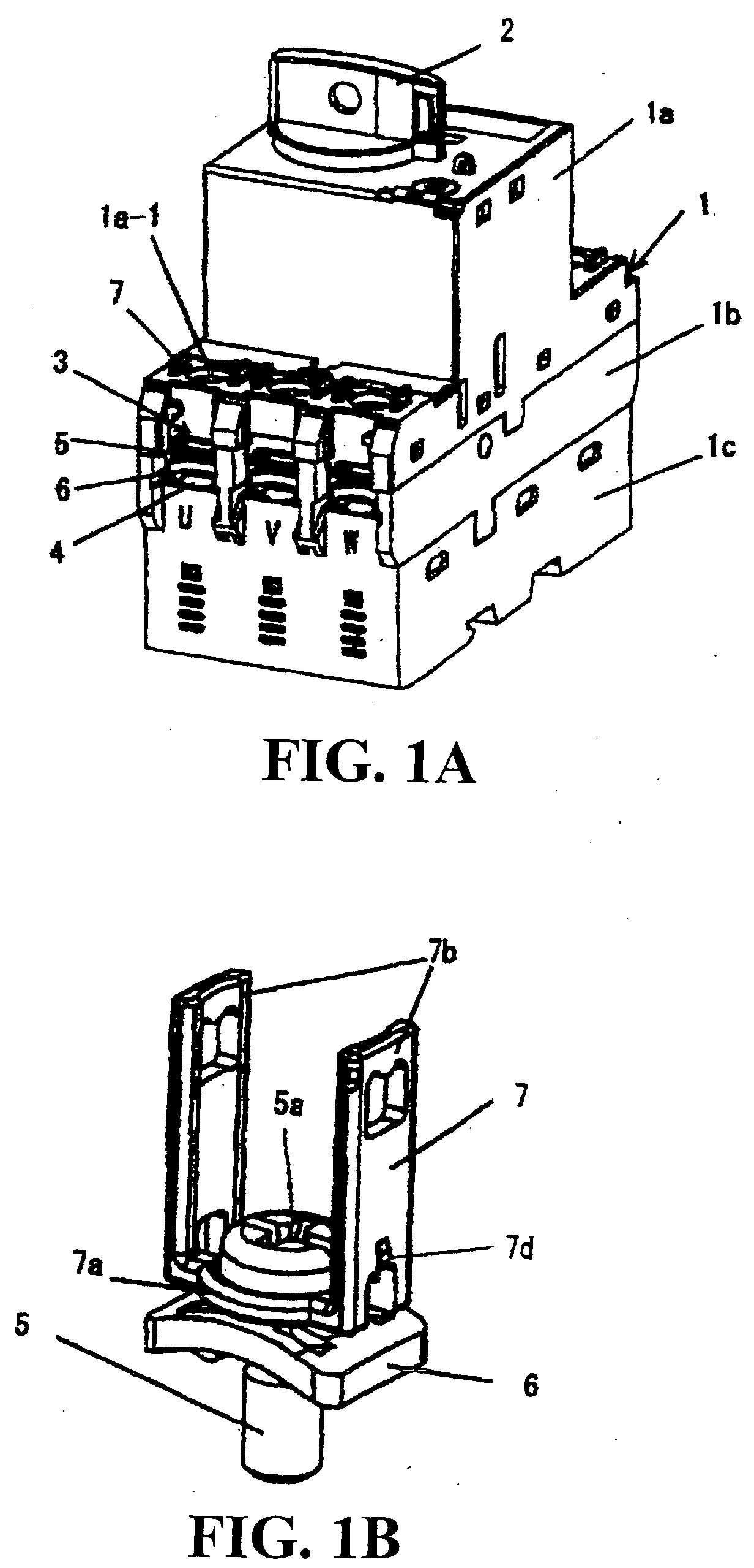 Terminal device of switching device