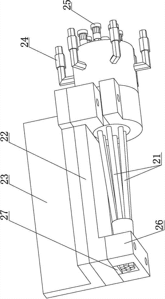 Main machine system of air jet loom