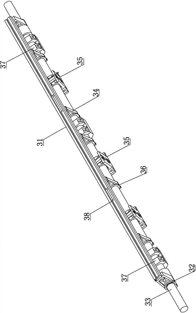 Main machine system of air jet loom