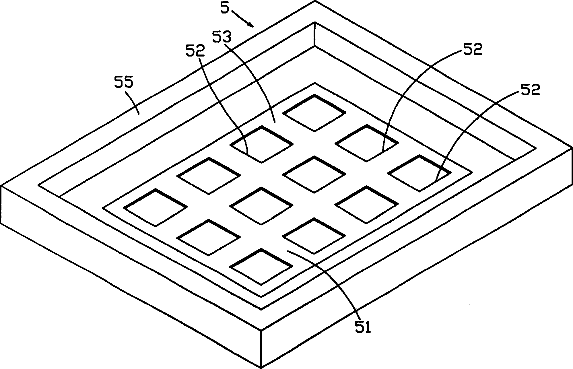 Method and equipment for quantitatively distributing adhesion agent onto heat radiator fin, and positioning adhesion therefor