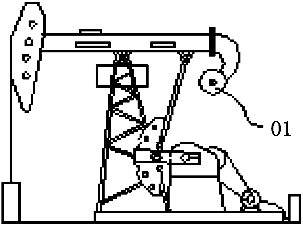 While-swinging counterweight device for beam-pumping unit