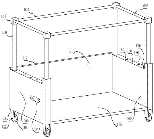 Glass detection apparatus with handle-mounted rotary table, aperture shooting assembly and zinc alloy wheel corner leaning clamp assembly