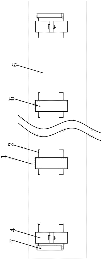 Safe driving warning device for guardrails of highways, bridges or tunnels