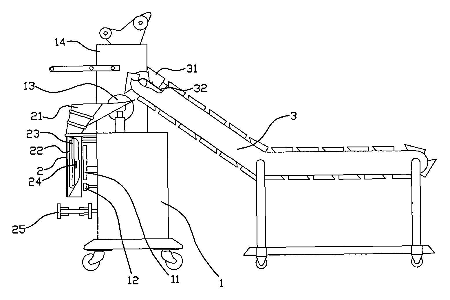 Machine for packing aquatic product into bag