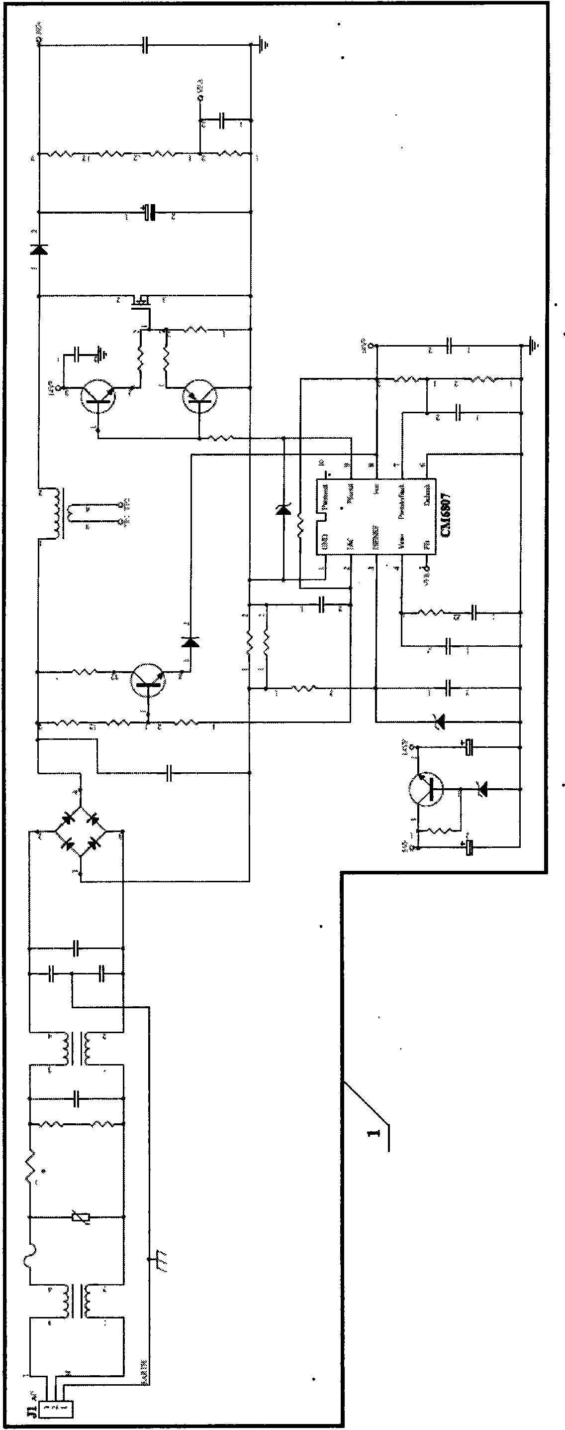 New type high-power LED driving power source