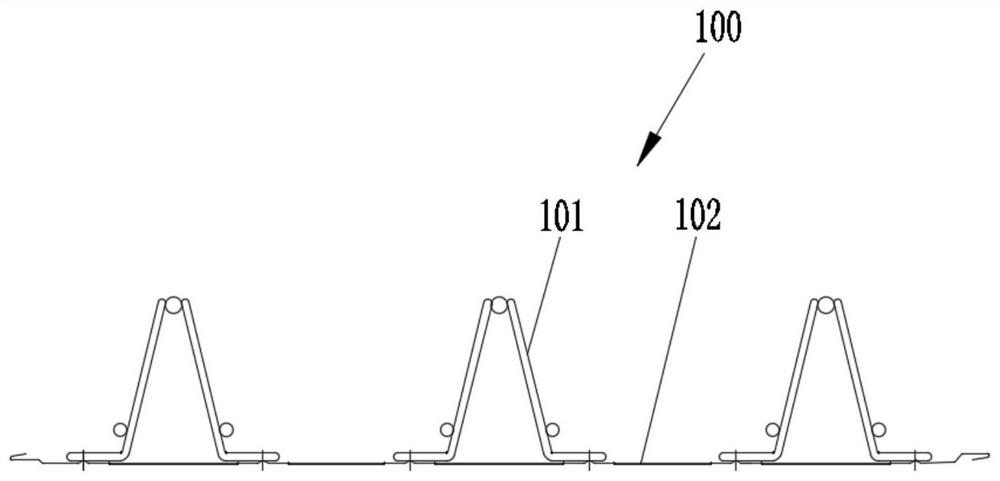 Steel bar truss floor support plate production line