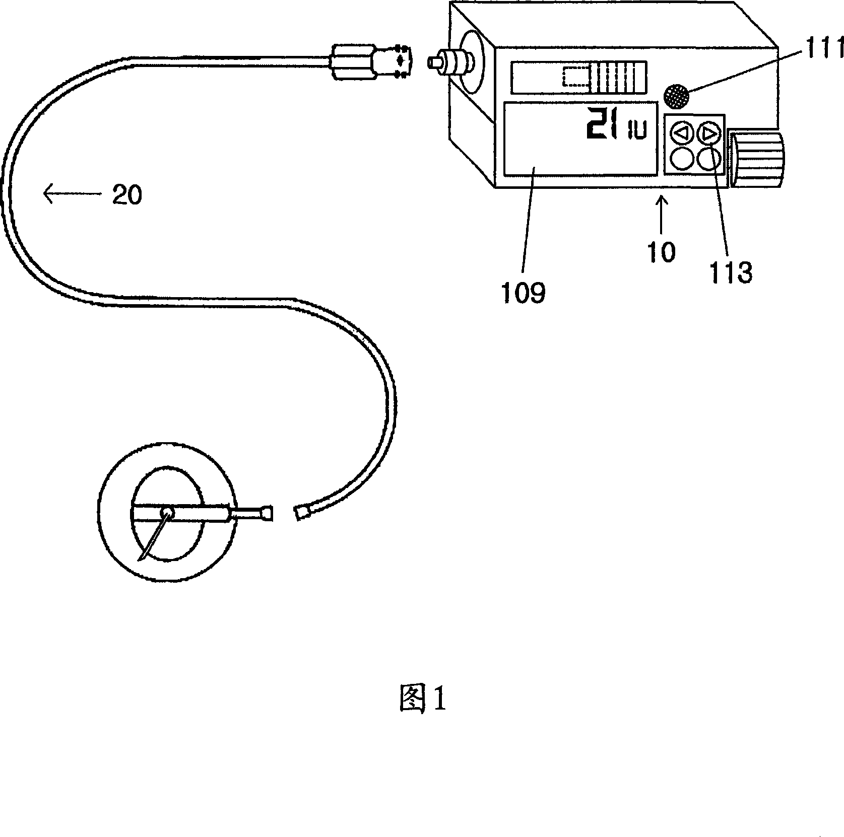 Portable mechanical insulin injection device