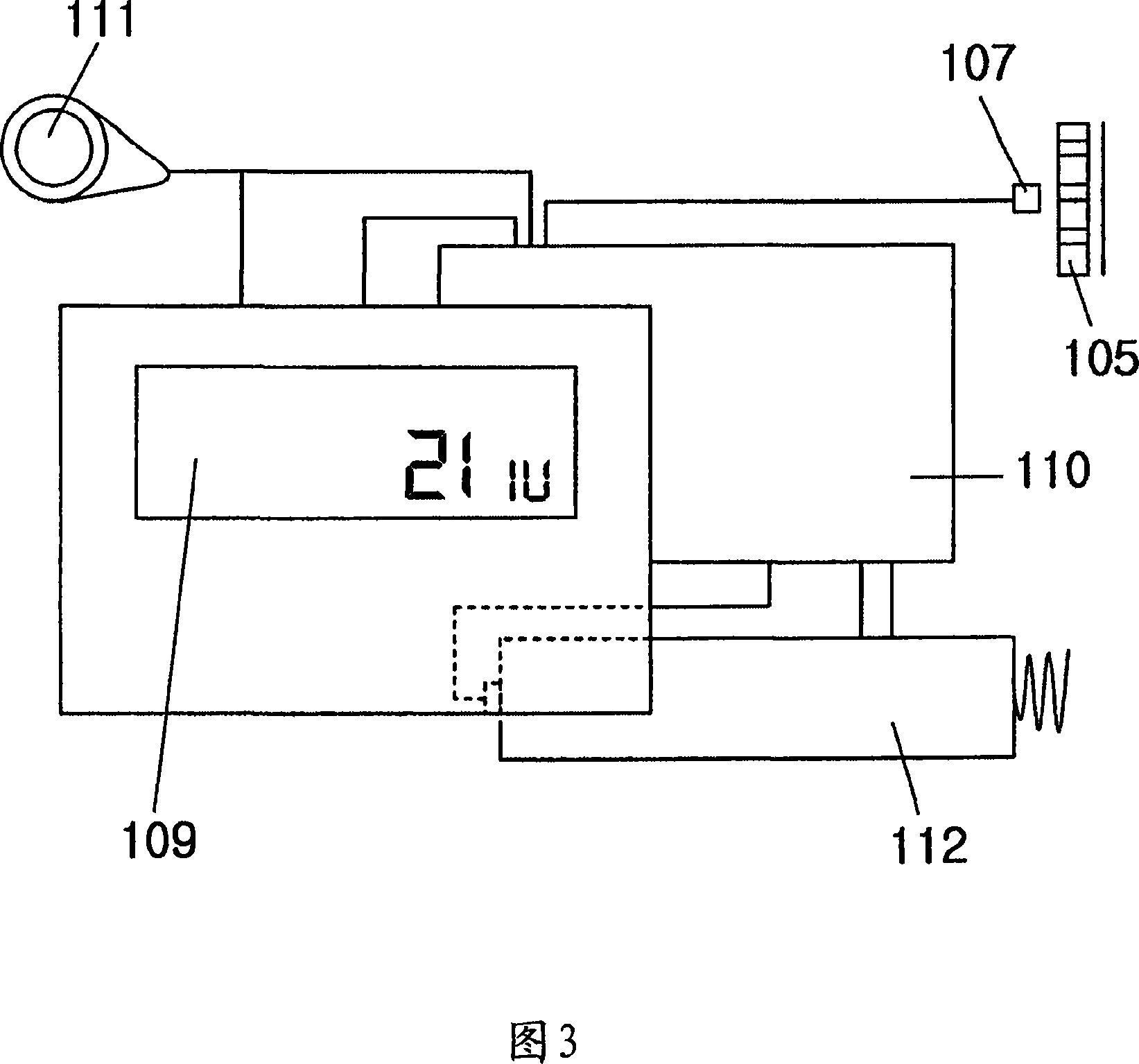 Portable mechanical insulin injection device