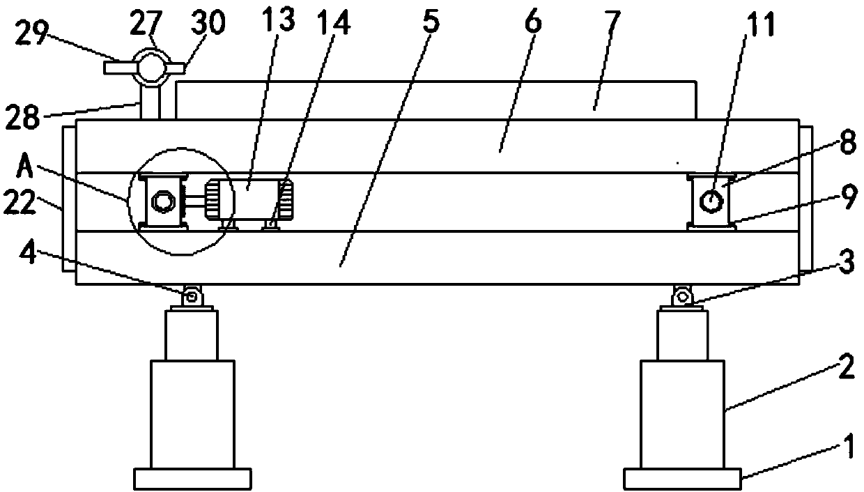 Solar photovoltaic panel with automatic cleaning function